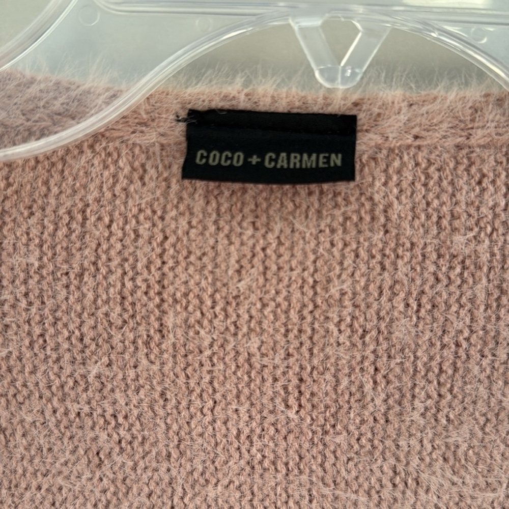 COCO+CARMEN Open Front Cardigan with Front Tassels - One Size-Gently Worn - Picture 4 of 8